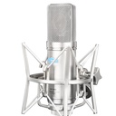 MICROFONO DE CONDENSADOR FET ALCTRON, CON SOPORTE DE ORO, 34MM, 20 Hz-20 kHz, BRONCE
