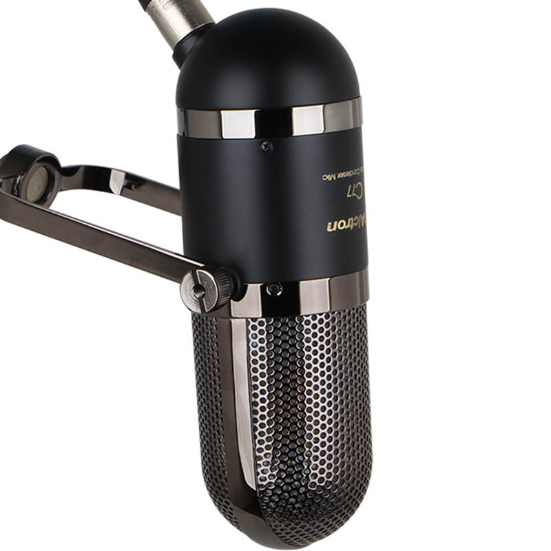 MICROFONO DE CONDENSADOR FET ALCTRON, DE ESTUDIO, CARDIOIDE, 34MM, 20 Hz-20 kHz, NEGRO