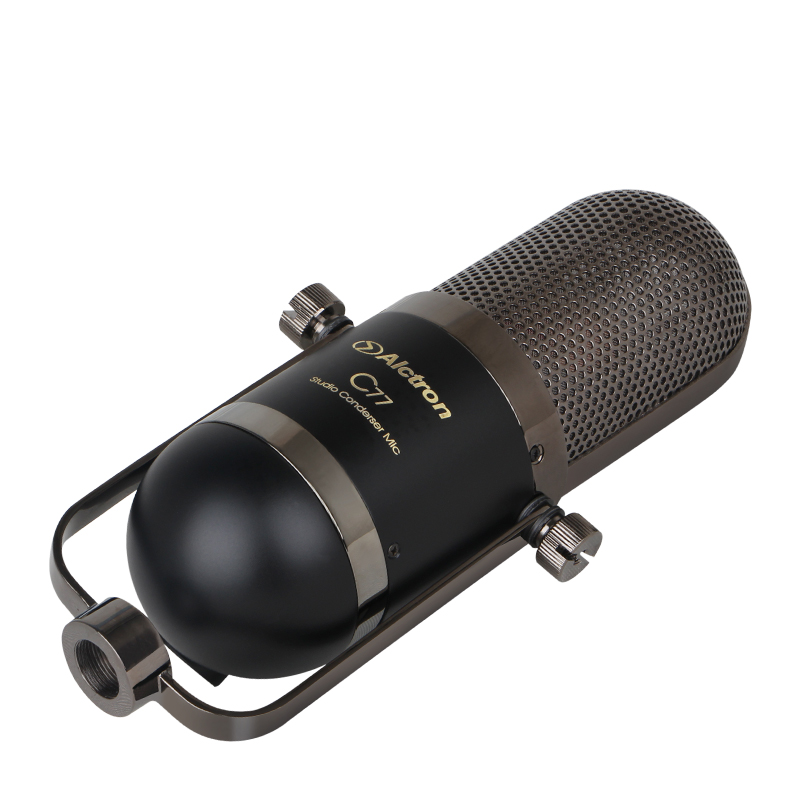 MICROFONO DE CONDENSADOR FET ALCTRON, DE ESTUDIO, CARDIOIDE, 34MM, 20 Hz-20 kHz, NEGRO