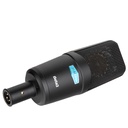 MICROFONO DE CONDENSADOR FET ALCTRON, DE GRAN DIAFRAMA 34MM, CON SOPORTE DE ORO, 20 Hz-20 kHz, CON CORTE DE BAJOS Y SENSIBILIDAD