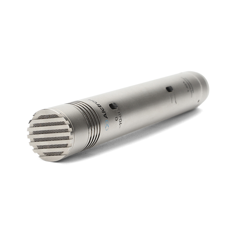 MICROFONO DE CONDENSADOR FET ALCTRON, DE INSTRUMENTO, 22MM, 20Hz-20kHz, CON SWITCH DE ATENUACIÓN Y CORTE DE BAJOS