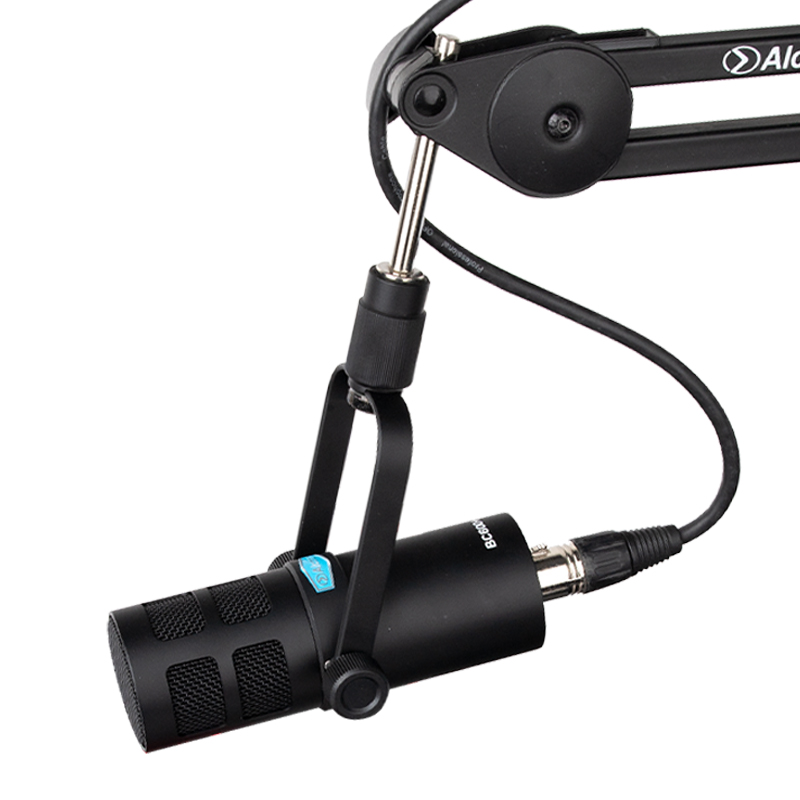 MICROFONO DINAMICO PROFESIONAL PARA PODCAST ALCTRON, CARDIOIDE, 50Hz-16KHz, CONECTIVIDAD USB-C Y XLR