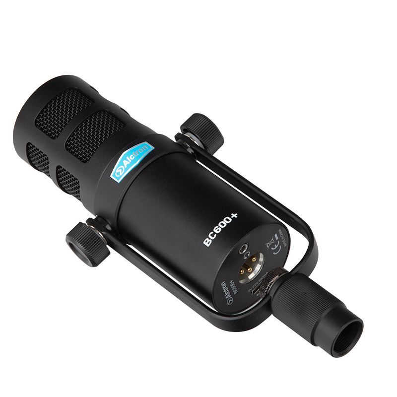 MICROFONO DINAMICO PROFESIONAL PARA PODCAST ALCTRON, CARDIOIDE, 50Hz-16KHz, CONECTIVIDAD USB-C Y XLR
