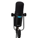 MICROFONO DINAMICO PROFESIONAL PARA TRANSMISION ALCTRON, CARDIOIDE, 50Hz-16KHz