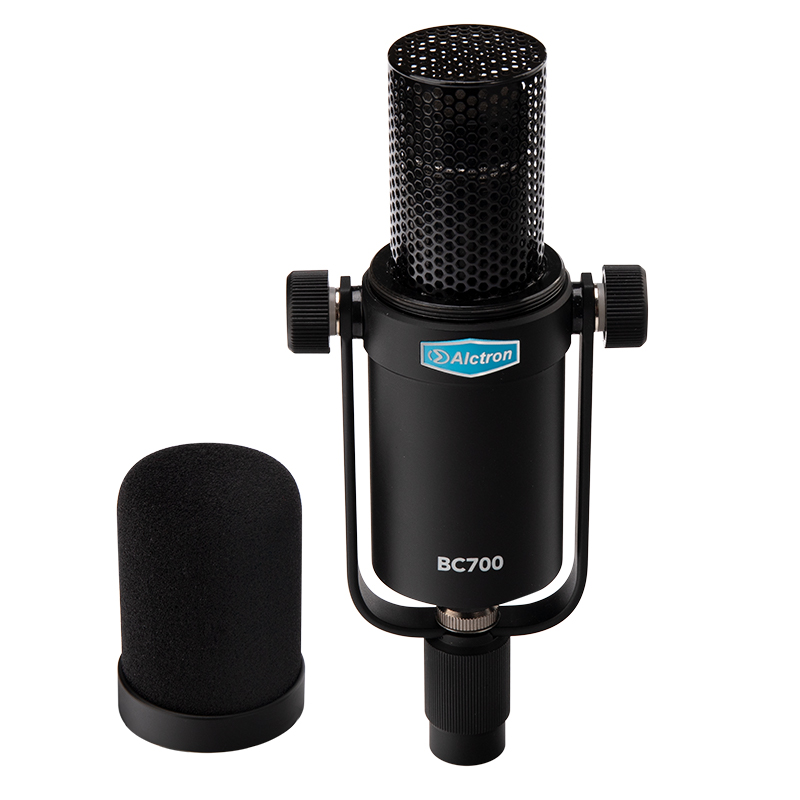 MICROFONO DINAMICO PROFESIONAL PARA TRANSMISION ALCTRON, CARDIOIDE, 50Hz-16KHz
