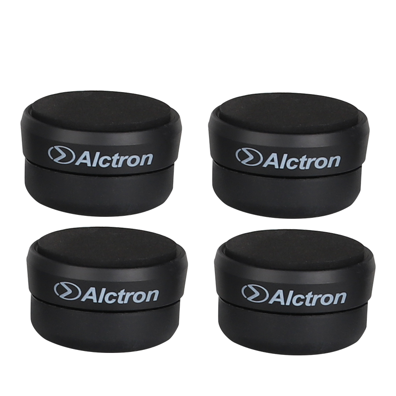 MINI AISLADOR DE VIBRACIONES ALCTRON, 4 PACK, PARA MONITOREO O AMPLIFICADORES