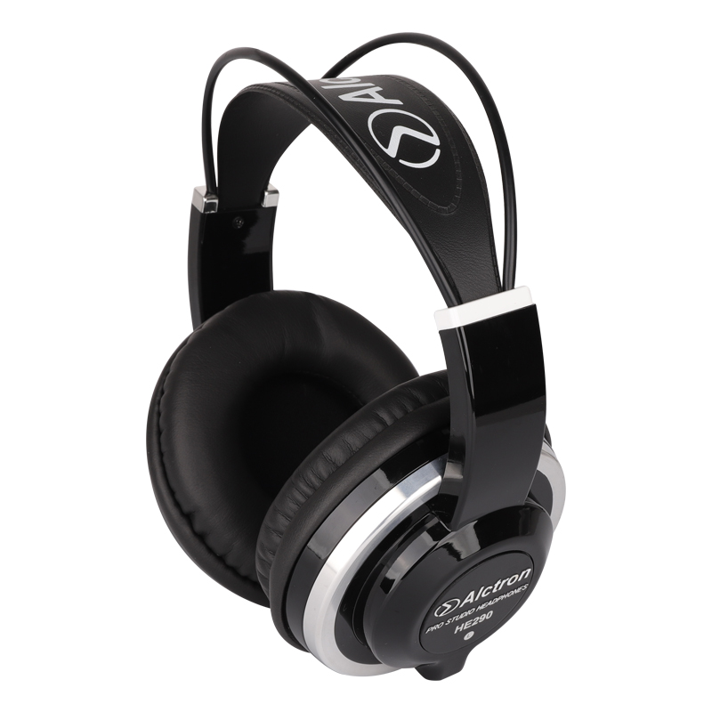 AUDIFONOS (AURICULARES) ALCTRON, PARA ESTUDIO DE GRABACION O ENSAYO, PARA MUSICOS E INGENIEROS PROFESIONALES, 20 Hz-20 kHz, ALTA DEFINICION, CERRADOS, COLOR NEGRO
