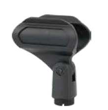 CLIP DE MICROFONO SOUNDKING, PARA MICROFONOS DE 22 A 28 MM, COLOR NEGRO