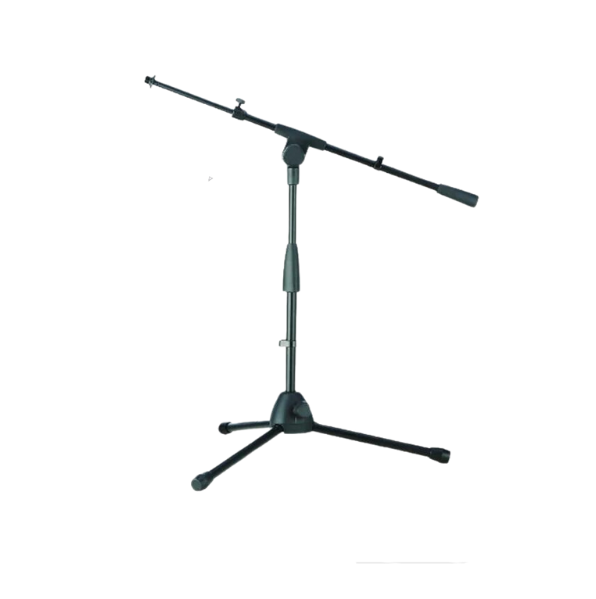 PEDESTAL PARA MICROFONO MEDIANO, SOUNDKING, CON BRAZO Y BASE TIPO TRIPIÉ, COLOR NEGRO
